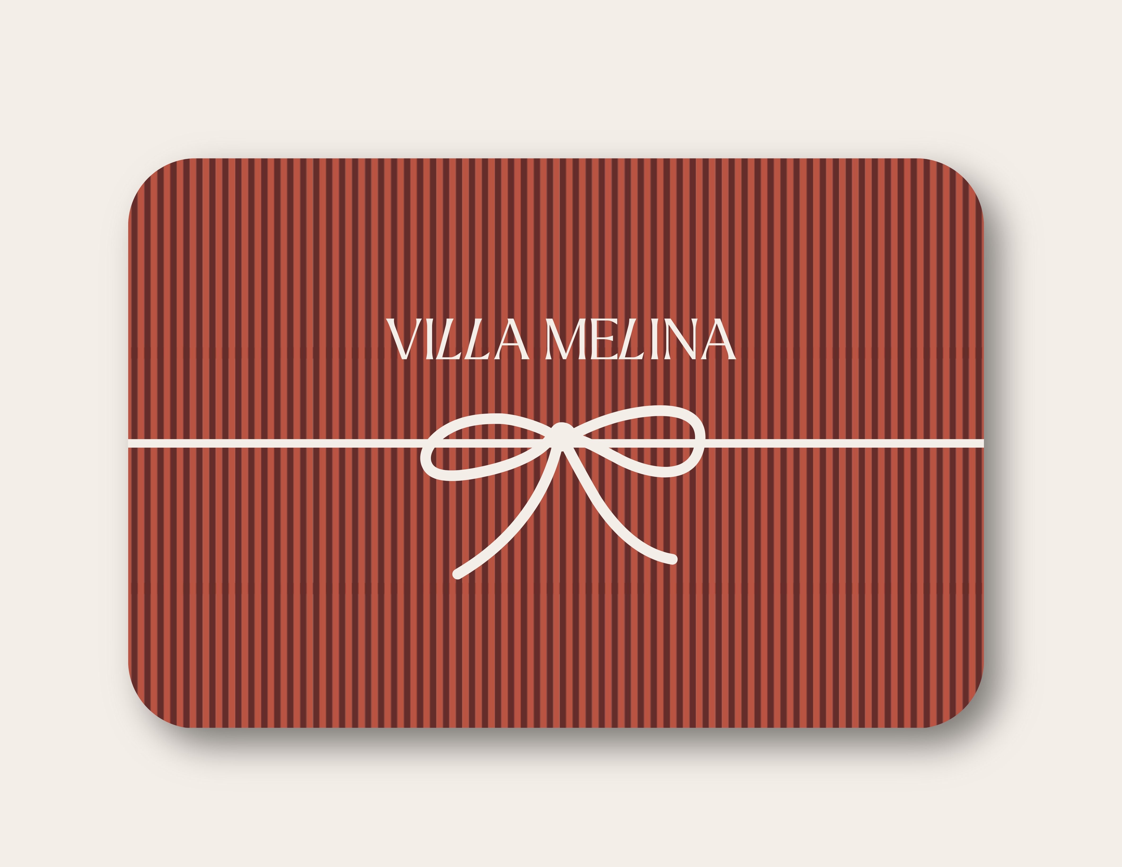 Villa Melina Gift Card - Villa Melina